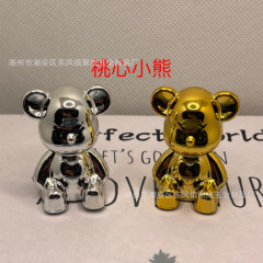 工場卸売暴力クマティッシュボックスホームリビングルームコーヒーテーブルダイニングテーブルティッシュボックス装飾プラスチックカバートップビーズ装飾品