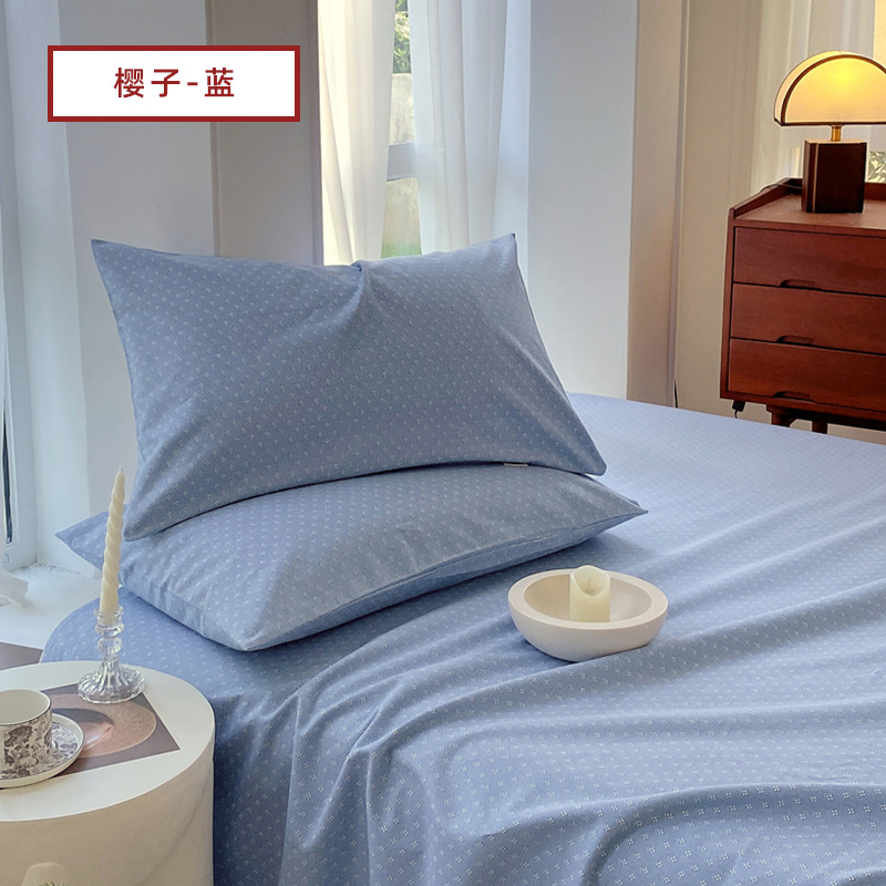 Un par de fundas de almohada de algodón de tela gruesa vieja, dormitorio de estudiantes en casa, fundas de almohada de algodón, fundas de forro lavables