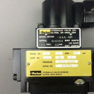 American Parker Servo Valve AAABD15-10 Free Shipping Physical in stock Bargaining