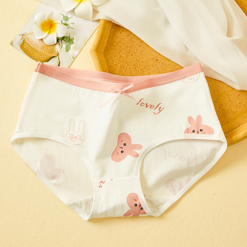 Ropa interior para niñas, algodón puro, estilo japonés, bragas triangulares para adolescentes, sin costuras, shorts escolares bonitos, estilo transpirable.