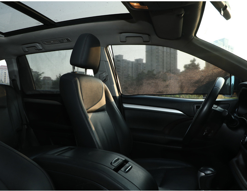 Car sunshade side curtain magnetic anti-mosquito window mesh sunshade sunscreen sunscreen