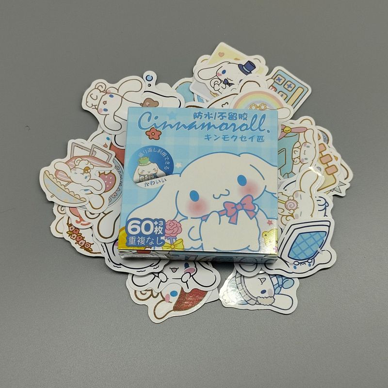 サンリオステッカーギフトボックスかわいい漫画クロミー玉桂犬kt猫美楽ティ _ カードステッカー卸売り|undefined