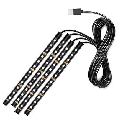 Other lights, atmosphere lights one-on-two-on-four monochrome - 48-lights-usb-to-four-red
