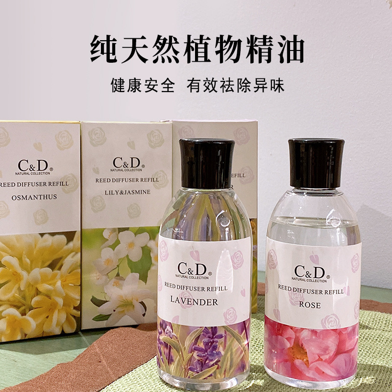 C&D直供無火香薰補充液家居酒店辦公室除異味持久淨化空氣