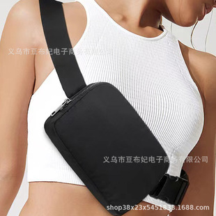 Hot Selling Fashionable Versatile Polyester Material Lulu Same Style Waist Bag Sports Travel Trendy Necessary Shoulder Crossbody Bag