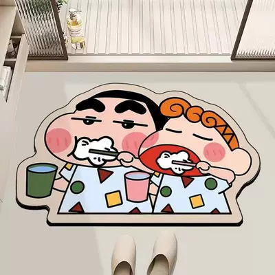 Door Mats Wholesale, Avtomobil döşəmə paspasları - hr-nini-xiaoxin-brushes-her-teeth-4060cm