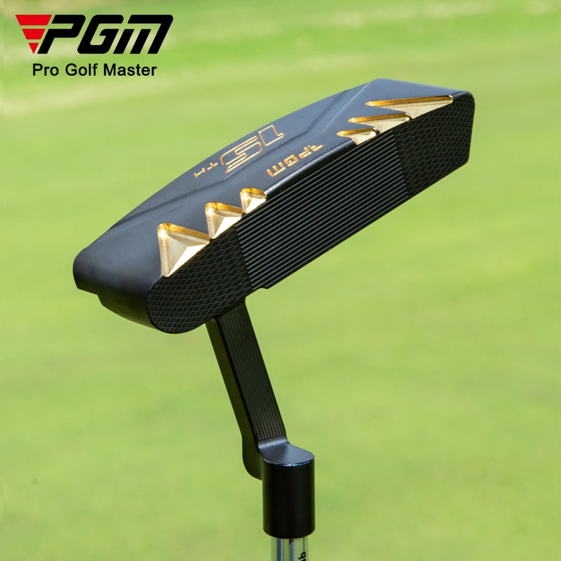 Gậy putter golf PGM kỷ niệm 15 năm, đầu gậy thấp, dễ chịu lỗi — TUG039-Vàng Đen