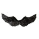 Feather Angel Wings with Light Glow Adult White Children Girl Performance Backwear Christmas Props Black