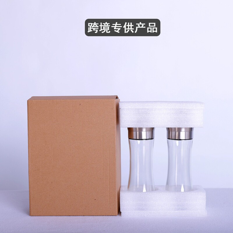 国境を越えた現物販売 手動ペッパー グラインダー（黒胡椒、山椒、海塩用） 調味料ボトル ガラス製グラインダーボトル|undefined