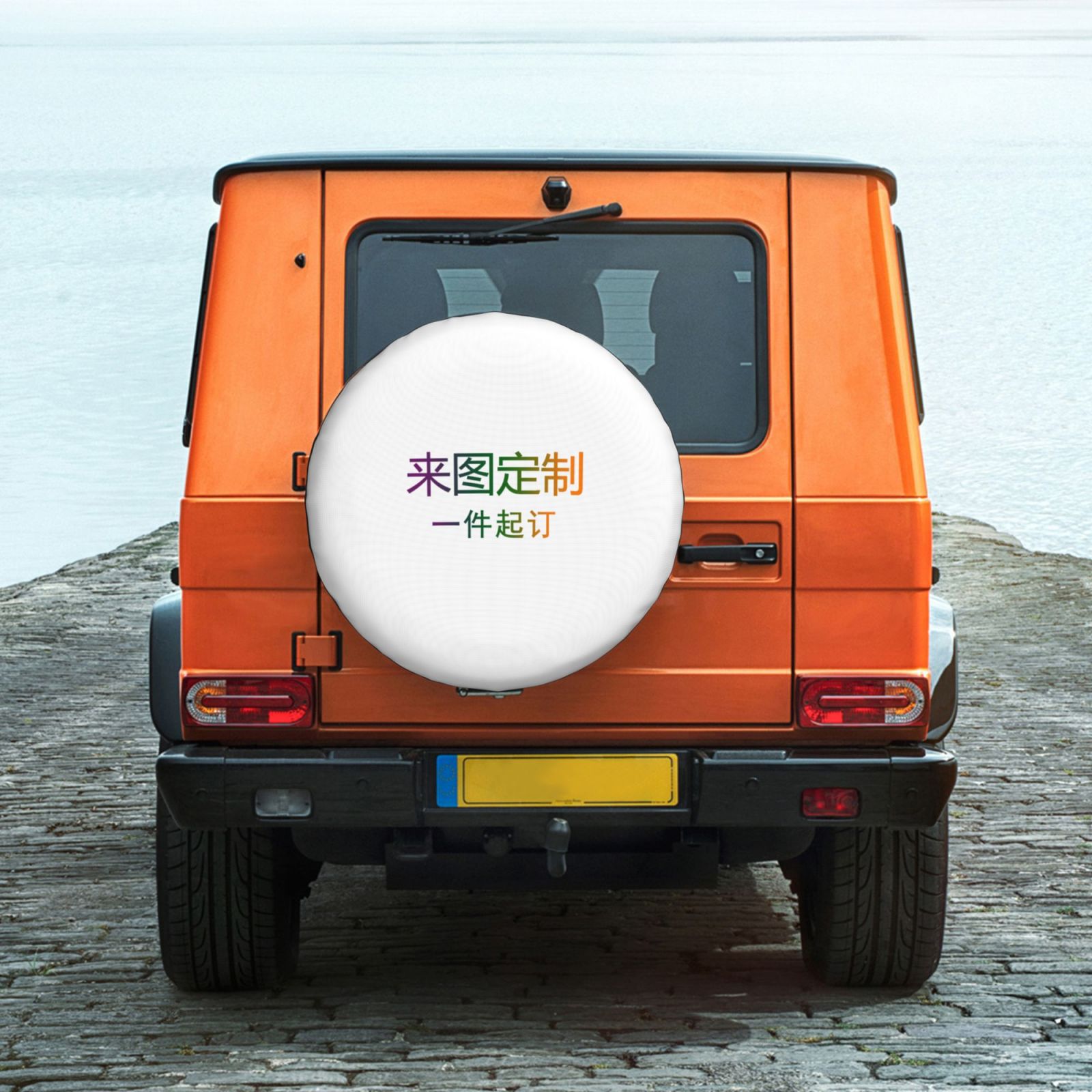 Customized pattern dustproof Waterproof sunscreen anti-corrosion car tire cover spare tire cover