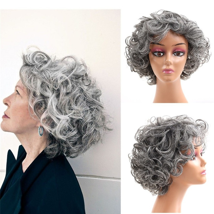 Curly fashionable wig