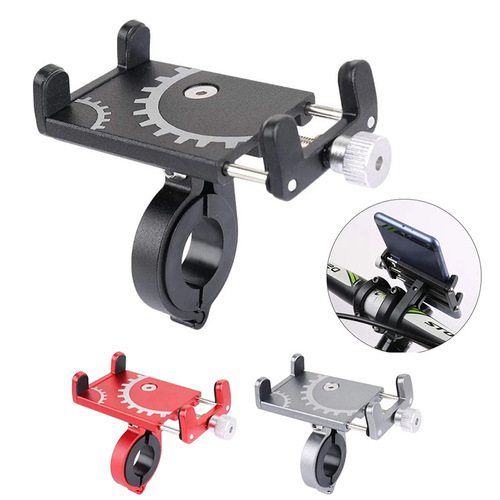 Wholesale bicycle mobile phone holder aluminum alloy fixed navigation bracket battery electric vehicle motorcycle mobile phone holder