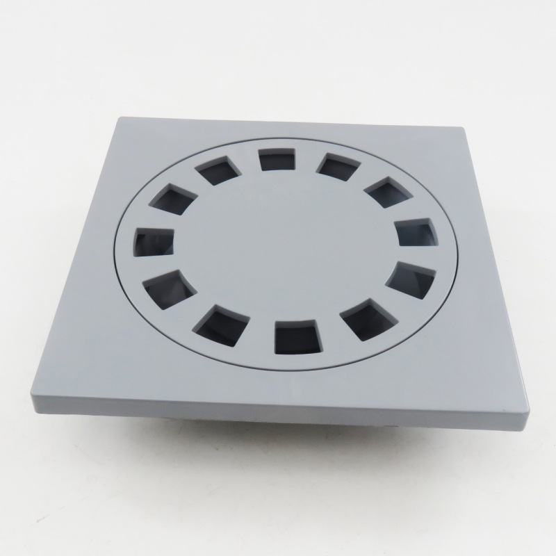 PVC地漏 阳台卫生间排水过滤网高封洗衣下水管配件圆方地漏