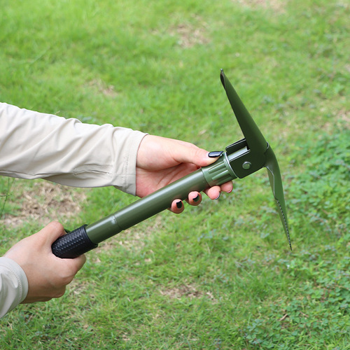 Outdoor supplies shovel camping shovel four-in-one shovel multifunctional engineer shovel fishing folding shovel