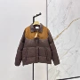 深圳秋冬撞色字母羽绒服
