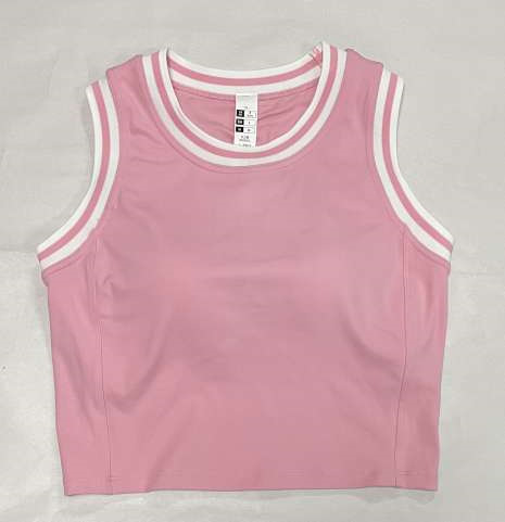 Tennis chaleco deportivo mujer taza de malla rosca retro