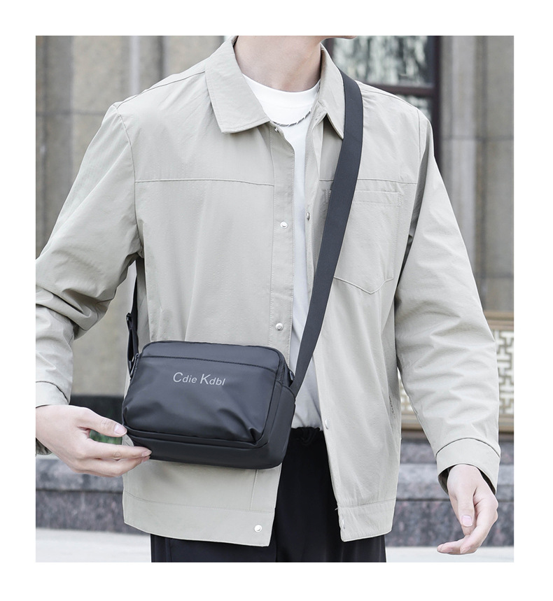 Grenzüberschreitende Herren-Schultertasche Crossbody-Tasche modische bequeme Trägertasche kleine Tasche 2025 neue Herren-kleine Schultertasche Großhandel