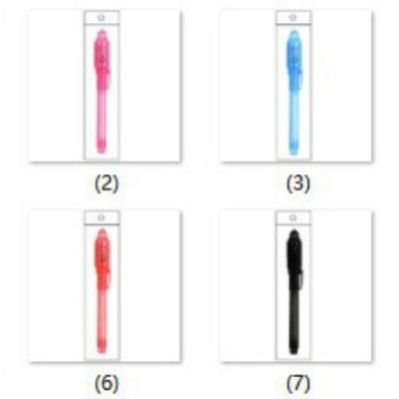 Halo pluma productos electrónicos UV pluma diversión inteligencia privada oculta magia palo pluma anti-falsificación pluma