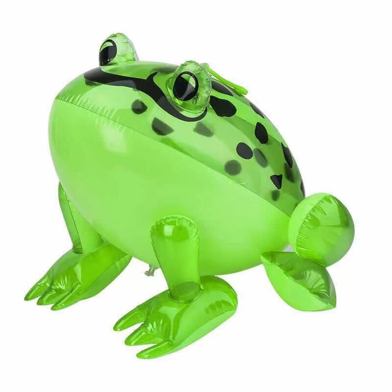 Factory Direct Supply Large Inflatable Frog Elastic Flash Frog Kidsren's Inflatable Animal Turtle Deer Inflator