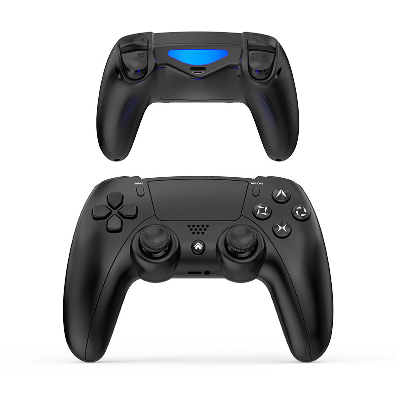 P09 クロスボーダーワイヤレスハンドル PS4 6 軸 Bluetooth 振動オーディオ体性感覚コンピュータゲームハンドル Android iOS|undefined