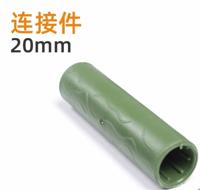 Conector de la hebilla de la siembra de hortalizas y flores de efecto invernadero tubo redondo de ratán escalada de plástico recubierto tubo de acero accesorios de jardinería