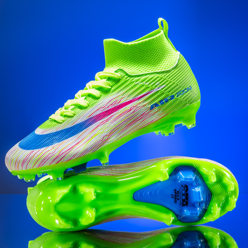 Copa del Mundo transfronteriza fabricantes de zapatos de fútbol para niños al por mayor estudiantes adultos zapatos de entrenamiento profesional TF zapatos de fútbol para hombres