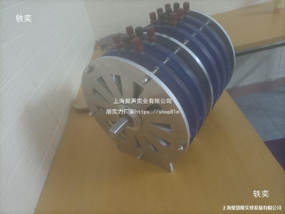 DIY无铁芯发电机低转速，风力水力机器各种发电机，转速800转