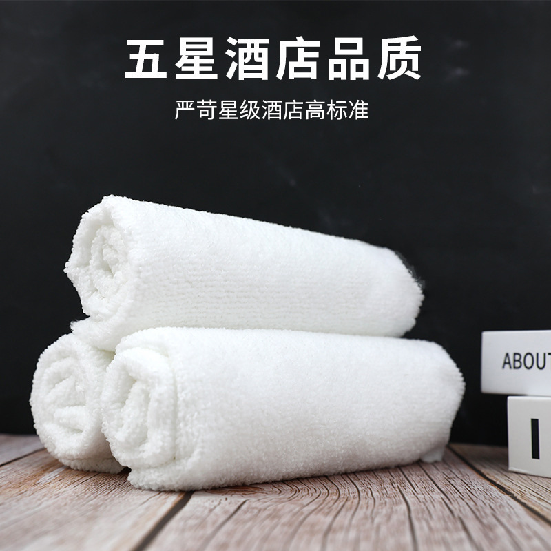 Toallas desechables pequeñas toallas cuadradas hotel baño barbería belleza toallas de peluquería toallas blancas toallas de baño de pies image 1
