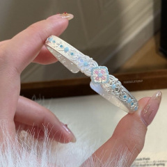「ブランデー」国風新中国風清新開口エナメル彩重工ブレスレットシンプルレトロ手飾りプレゼント
