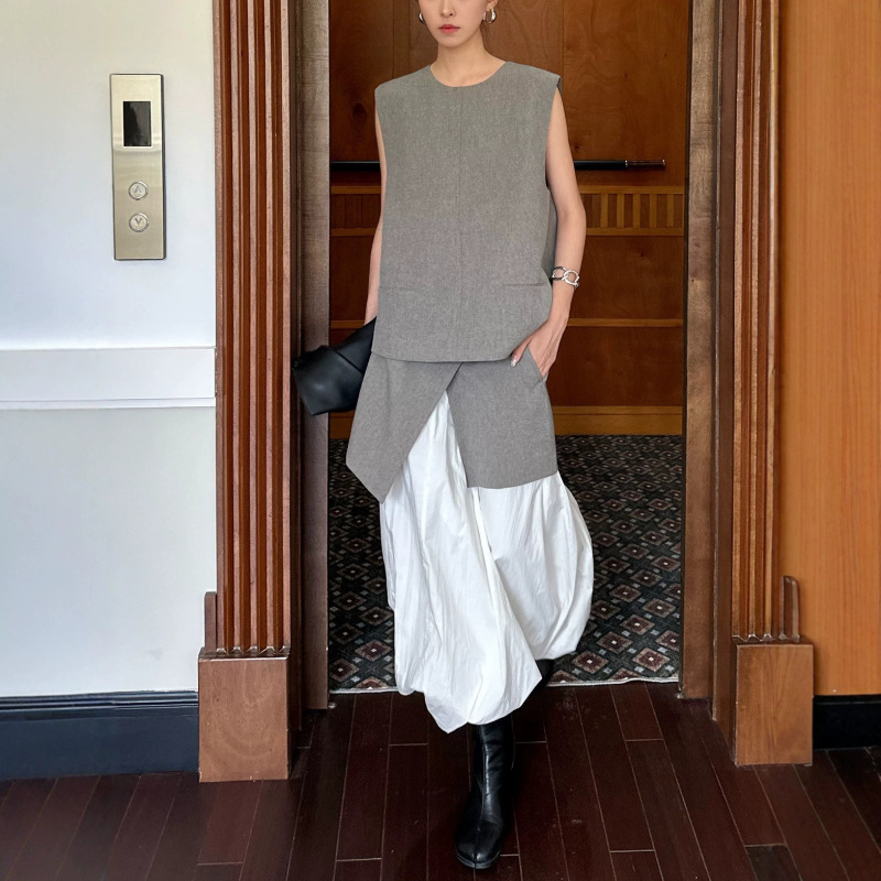 Designer Brand 25 Early Autumn New Arrivals Fake Two-Piece Skirt/Top Solsol Boutique