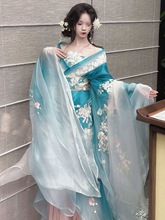 涂七七同款【杏花花神】原创十二花神系列重工刺绣杂裾齐腰汉服女