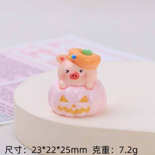 Three-dimensional Halloween animal-powder piglet