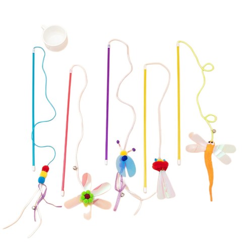 Amazon Cat Wands Cat Toys New Sparkling Reflective Plastic Sheets Cat Entertainment Companion Pet Supplies Wholesale