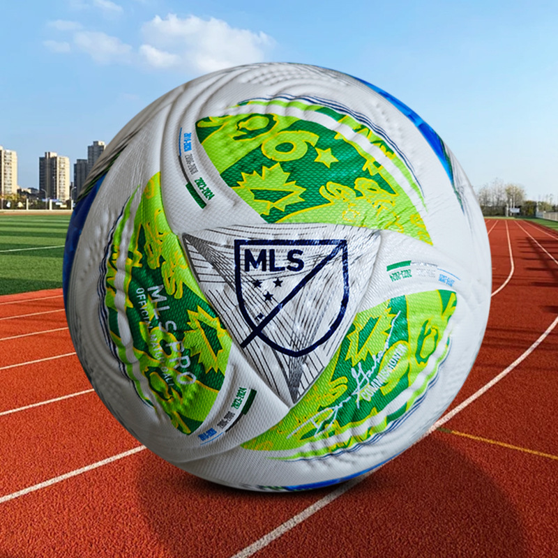 Fábrica al por mayor nueva liga americana estándar juego de la Premier League No. 5 desgaste de la Liga de Campeones pu piel sin costuras caliente pegado fútbol