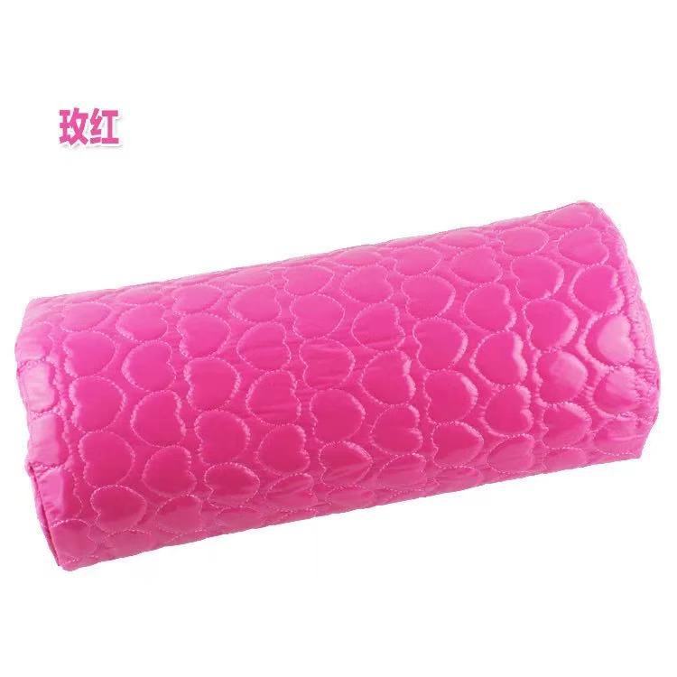 Manicura mano almohada traje conjunto completo de gama alta en línea rojo sol serie semicírculo melocotón corazón tienda de uso común pad mano herramientas ventas directas de fábrica