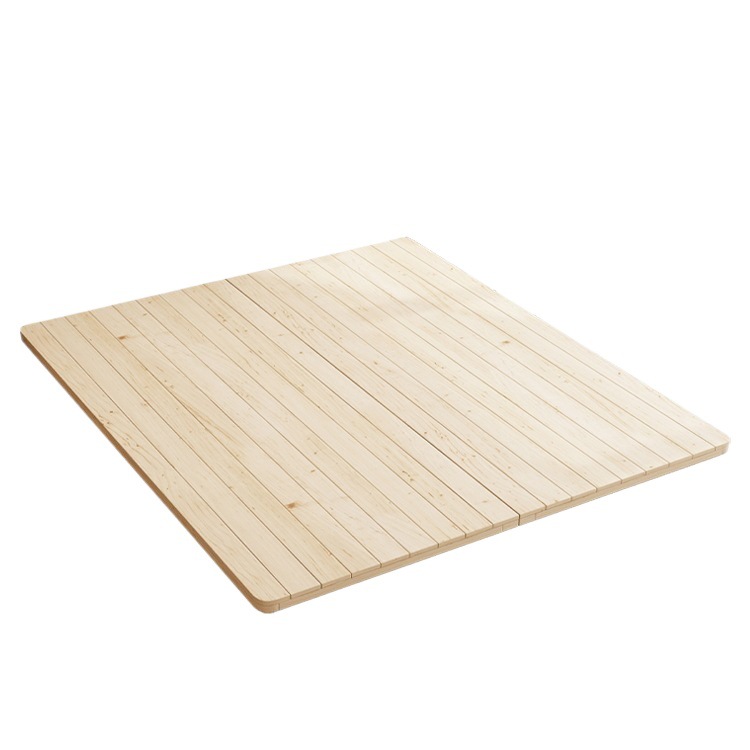 Madera de pino cintura de cama dura tabla de pavimentación dobles esqueleto de madera sólida colchón de placa dura cama suave