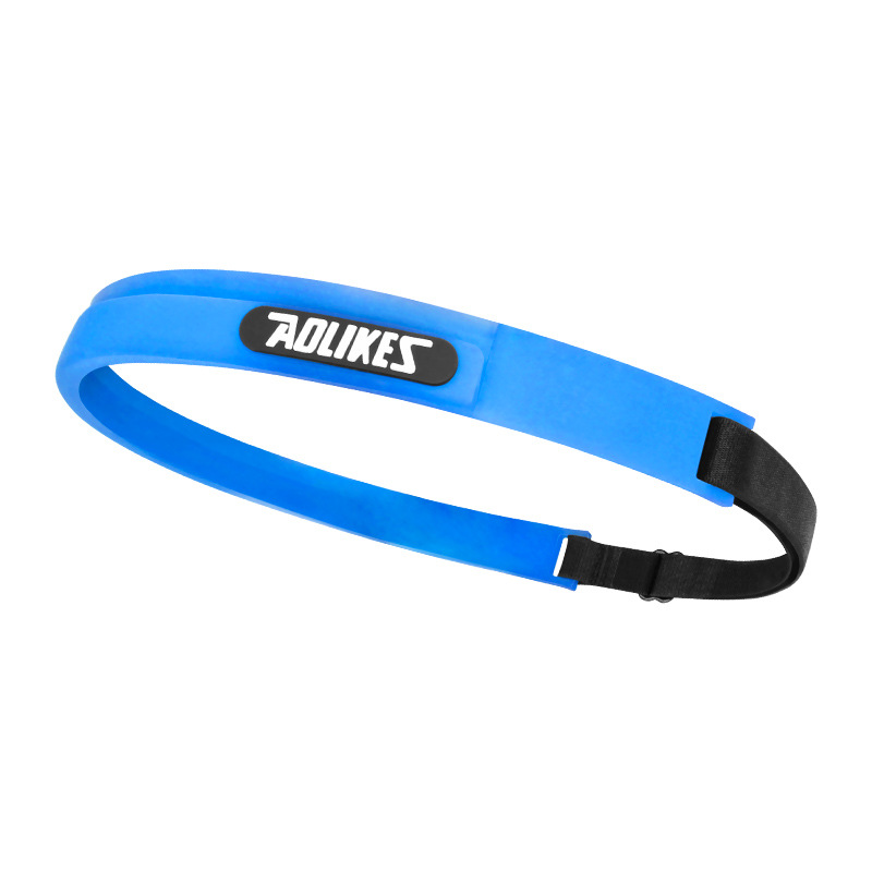 Aolkes actualizado deportes fitness sudor guía diadema correr baloncesto fútbol deportes transpiración antitranspirante banda para el cabello image 9
