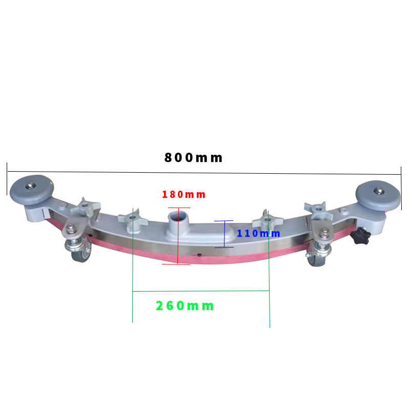 手推式洗地机吸水扒总成26厘米安装距离吸水扒整套80厘米长度水扒
