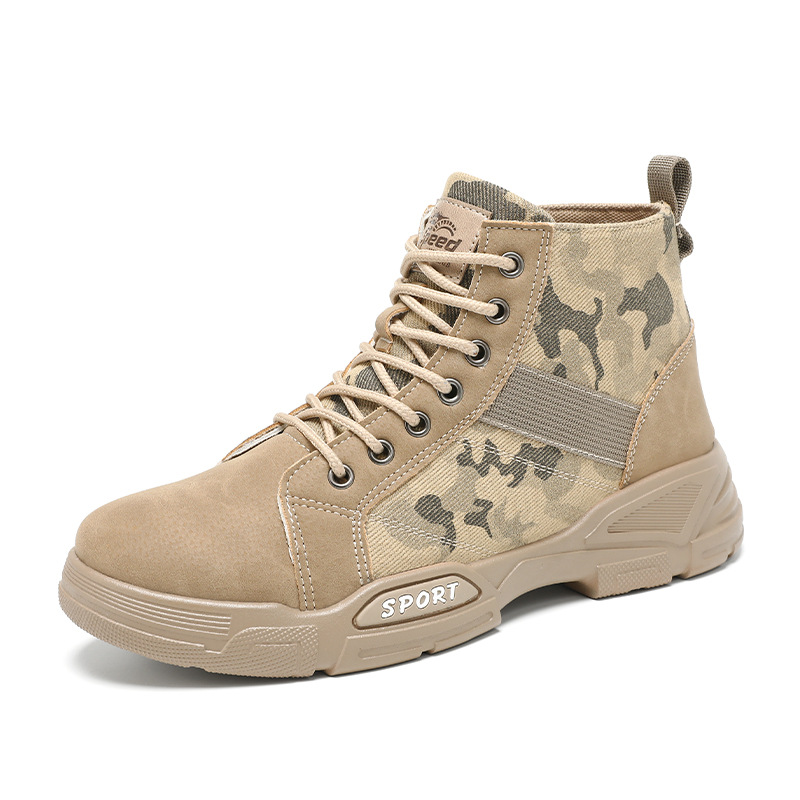 Martin botas de hombre otoño zapatos de hombre 2024 nuevas botas de trabajo anti-deslizante desgaste zapatos de trabajo de tendencia de hombre zapatos de moda