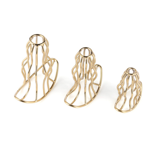 Metal hollow anal plug, prostate and anus massage, golden dilator for men and women, training adult sex toy