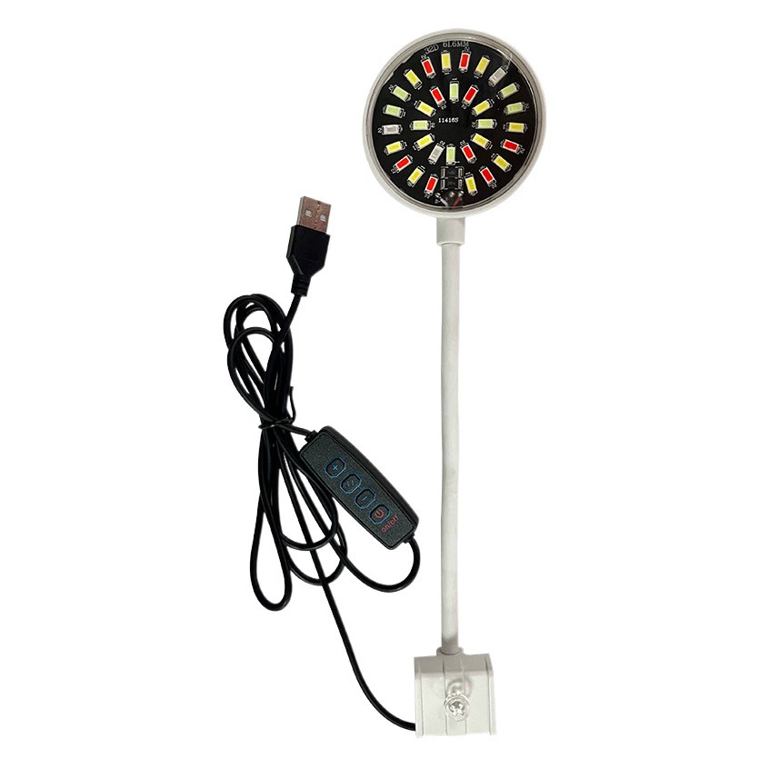 Трансграничный аквариум маленький зажим свет Мини светодиодный USB-штекер освещение подсветка аквариума вода трава свет заполняющий свет прозрачный зажим свет