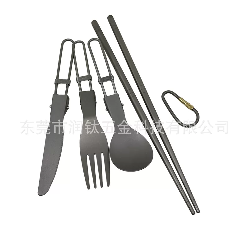 Travel tableware, handheld portable set