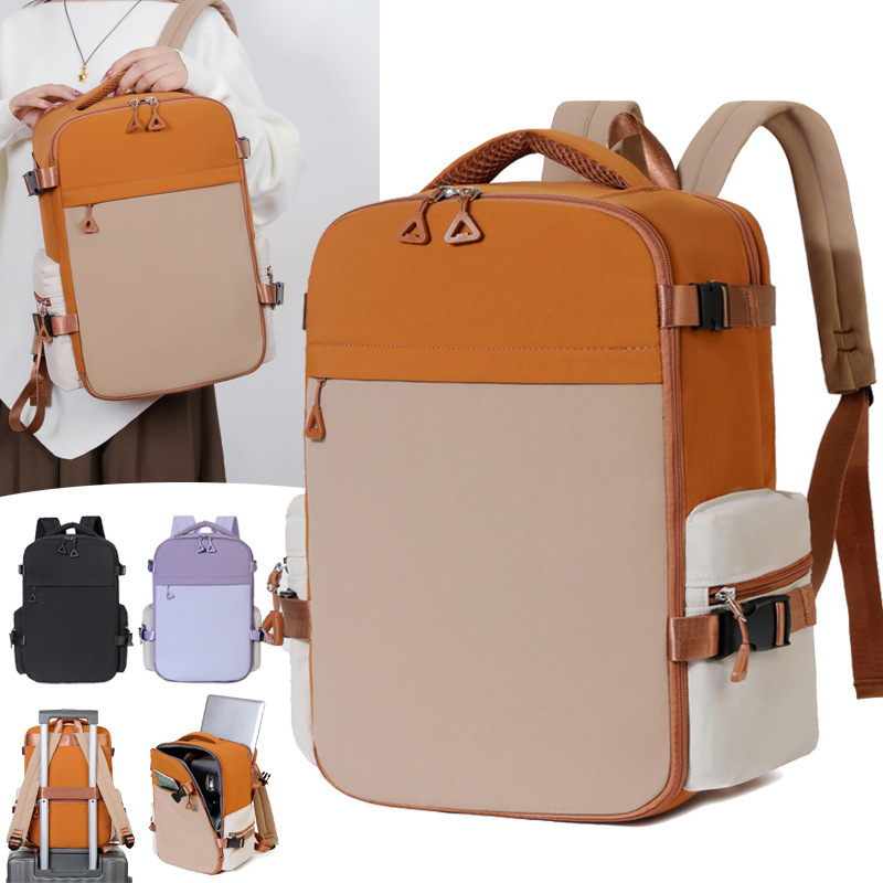 Cross-Border Business Backpack, Ultra-Large Capacity, Multi-Functional, Large Opening and Closing, Short-Distance Travel Laptop Backpack
