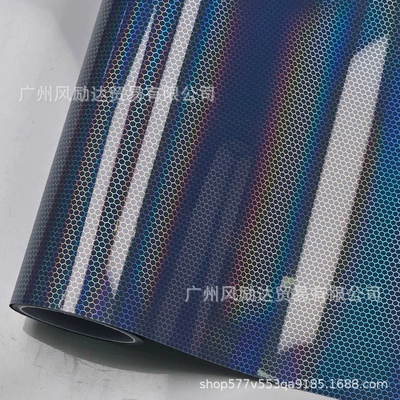 Auto Color Change Film – Film - pet-laser-honeycomb-dark-gray-30cm30cm