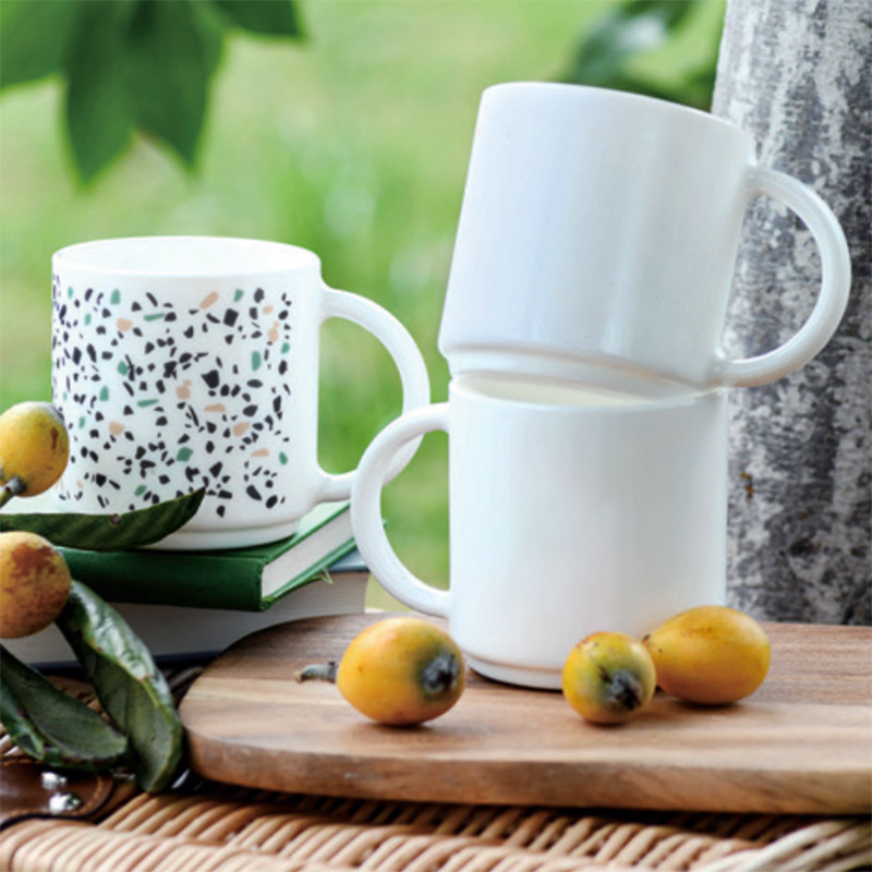 和谐居玻璃杯家用茶杯带把水杯耐热泡茶杯钢化加厚奶茶杯喝水把杯