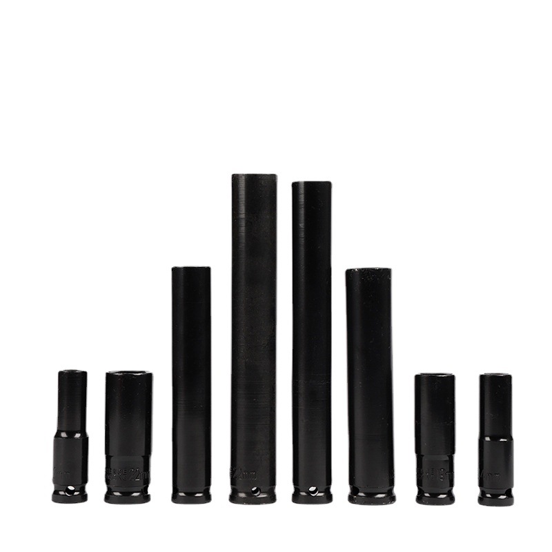 电动扳手套筒1/2拆装螺丝脚手架套筒200加长8-34mm加深内六角套筒