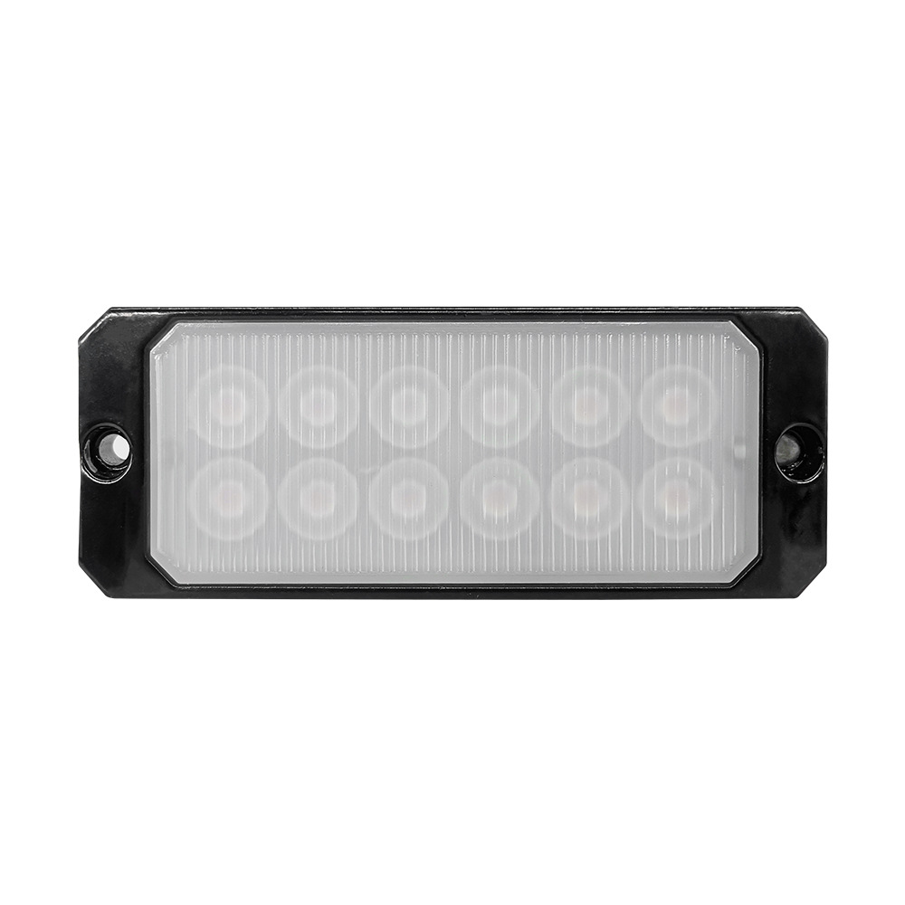 Coche LED luz de trabajo 18W una línea rojo y azul intermitente off-road vehículo luz mantenimiento proyector auxiliar