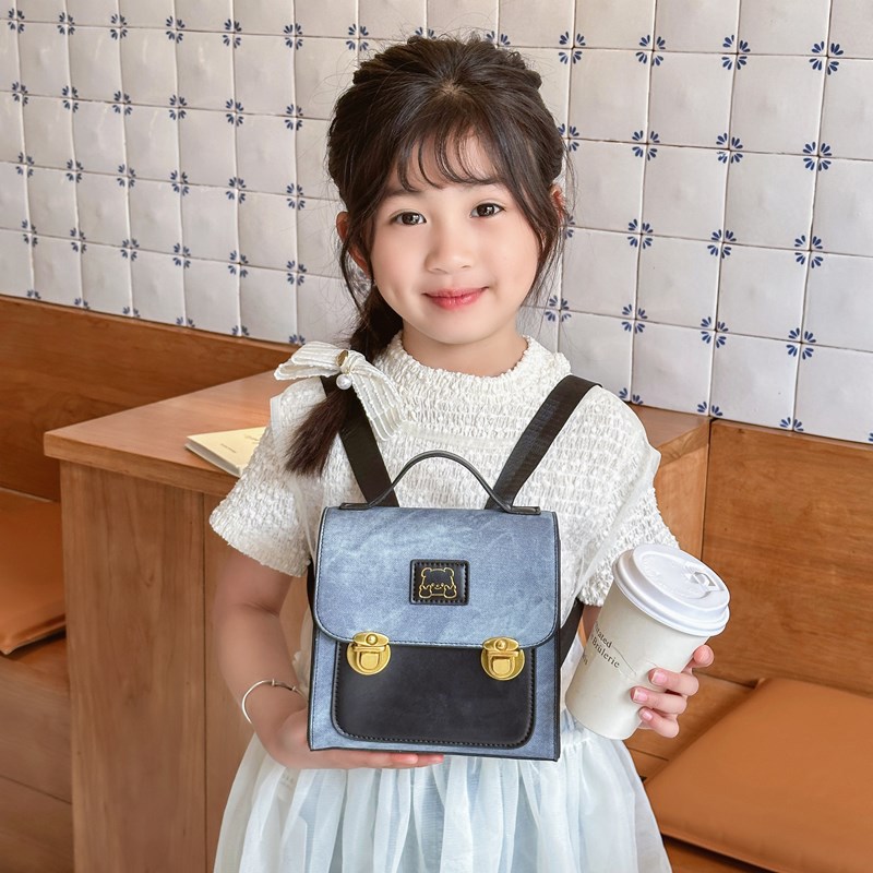Cute oso bebé mochila jardín de infantes bolsos de mano ligeros para niños y niñas bolsos de moda coreana bolsos de niños
