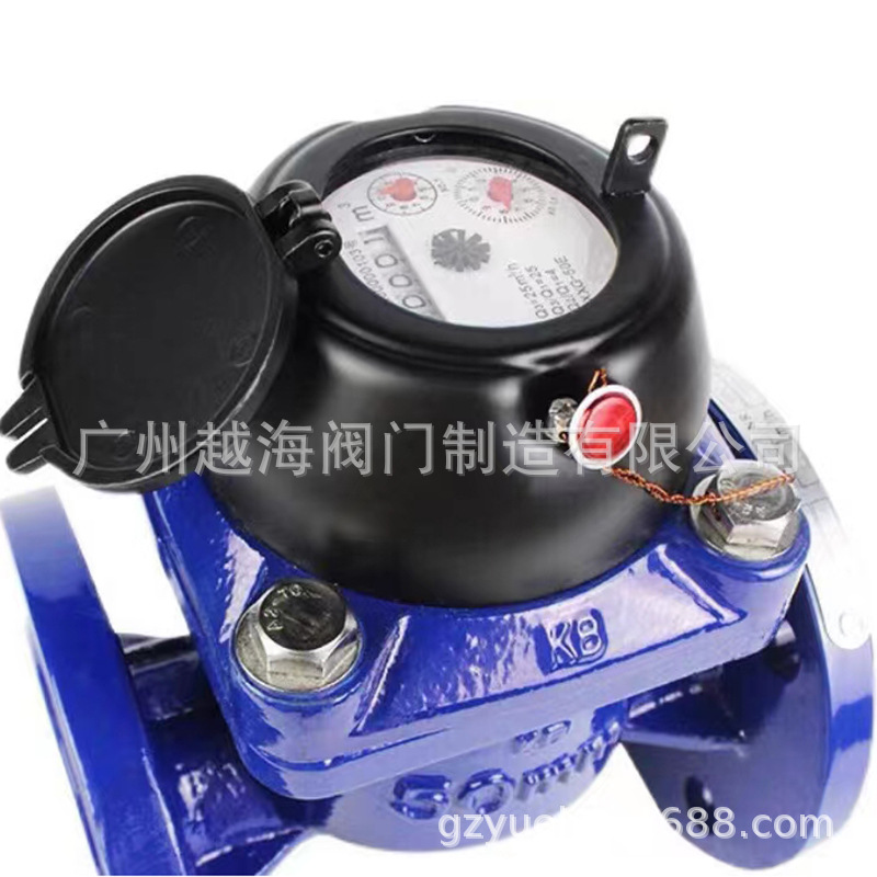 宁波龙川水表法兰旋翼式可拆光电直读水表 无线远传大口径NB-IOT