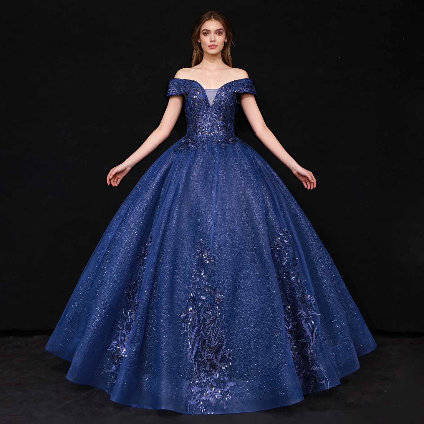 Aliexpress Amazon Wedding Dress for Women 2026 Formal Ball Gown Performance Dress Bride Off-Shoulder Puffy Skirt Supply